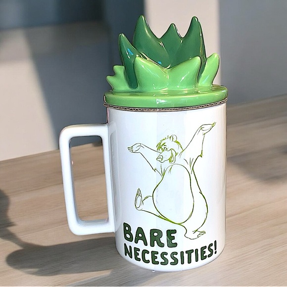 🏰 - Disney Parks Exclusive - The Jungle Book - Baloo Ceramic Mug with Lid - Picture 1 of 3